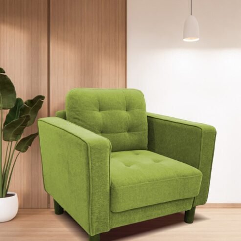 Single Sofa – Compact Comfort with Class| Jeometri