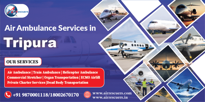 Air Ambulance Services in Tripura 24/7 Expert Assistance
